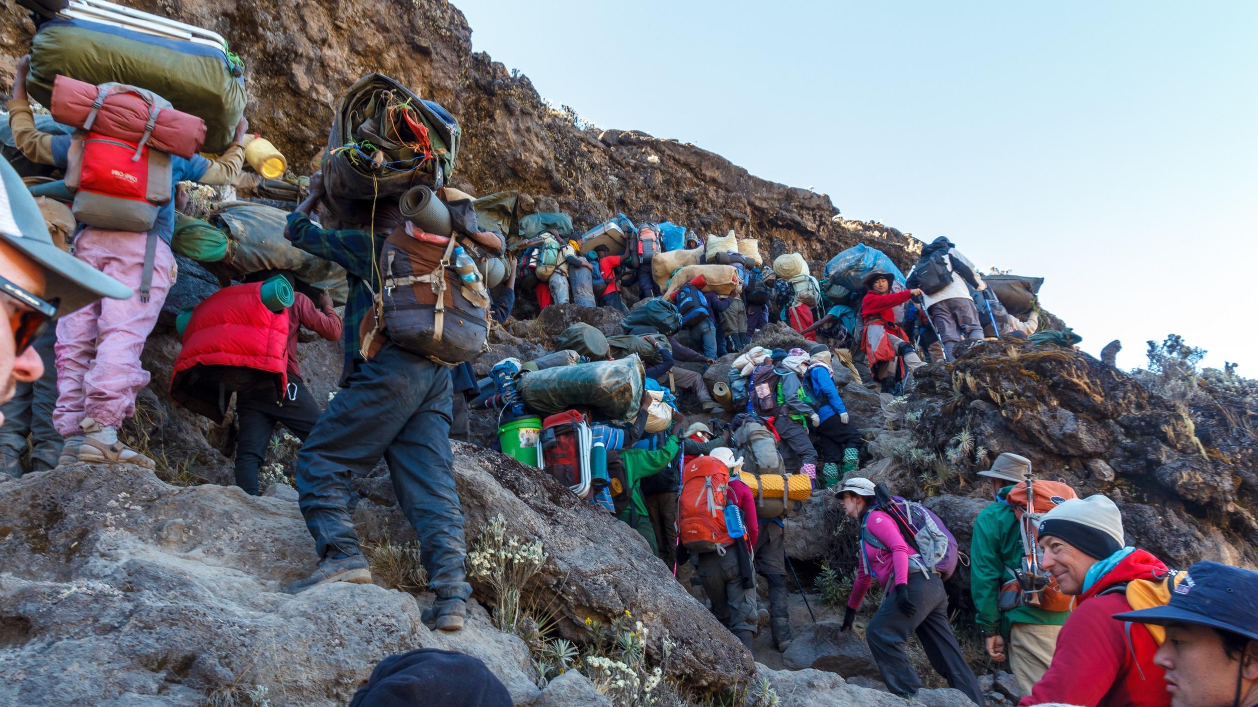 7 days kilimanjaro climbing-Machame route
